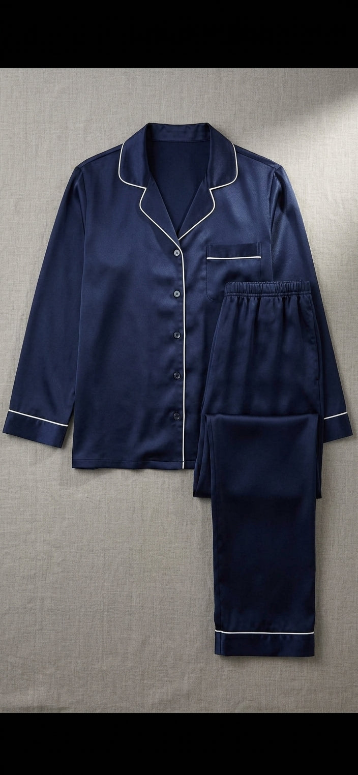 Silk Pj Set For Women