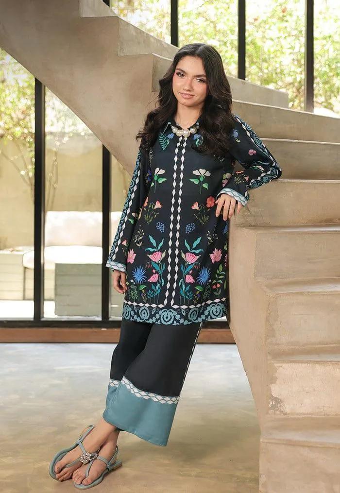 Aina Asif 2Pcs Stitched Printed Shirt and Trouser