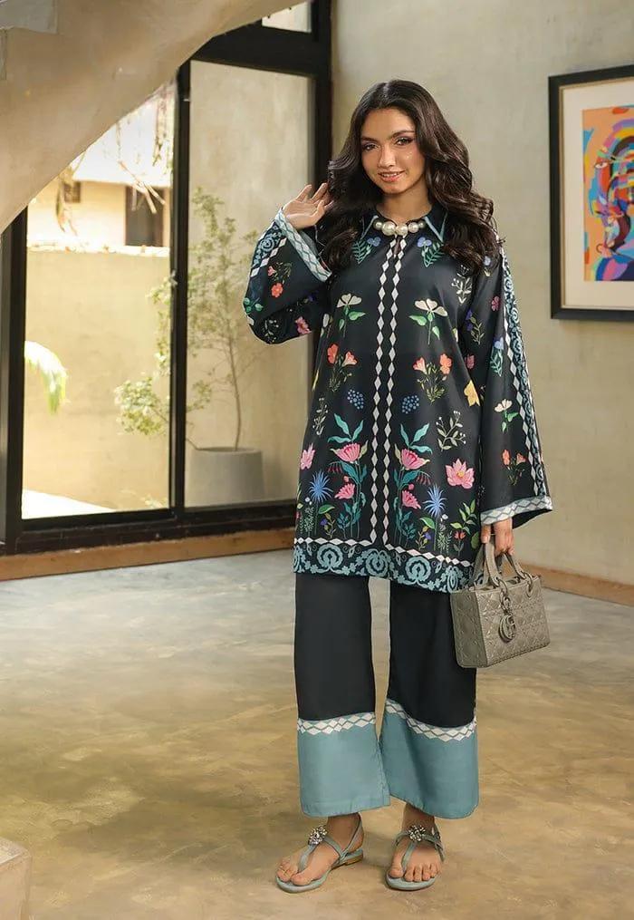 Aina Asif 2Pcs Stitched Printed Shirt and Trouser