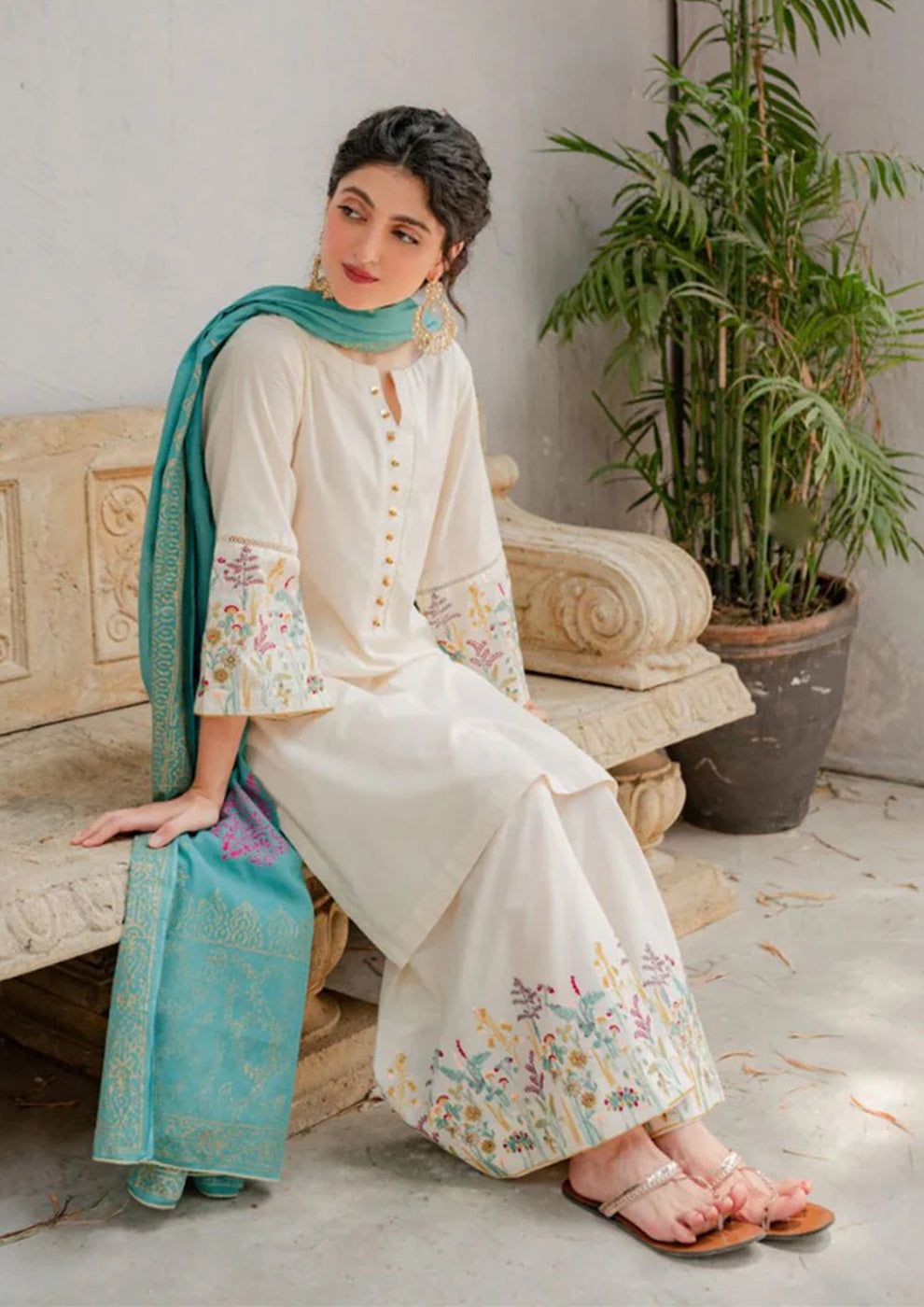 KASTOOR EMBROIDERED 2-PCS