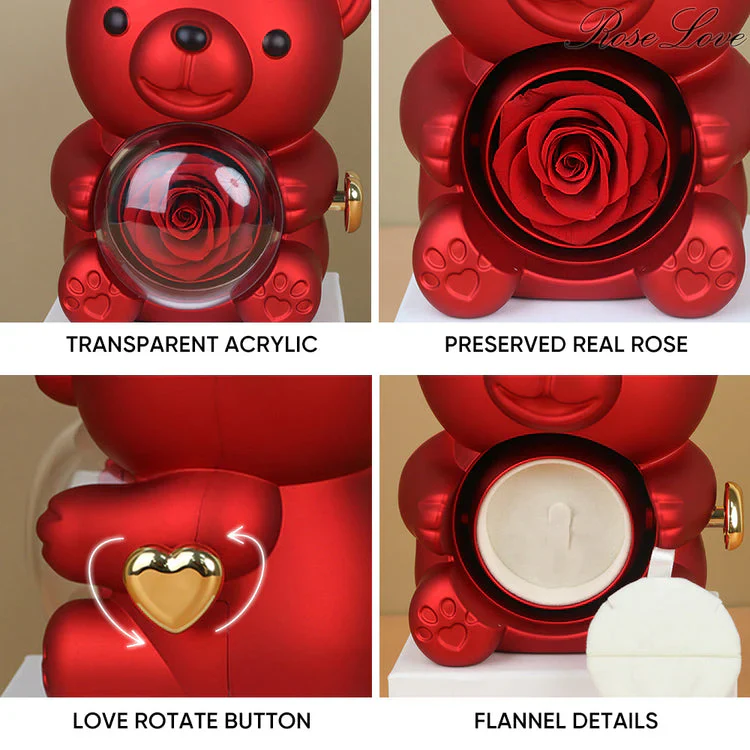 Ring Teddy Bear Box
