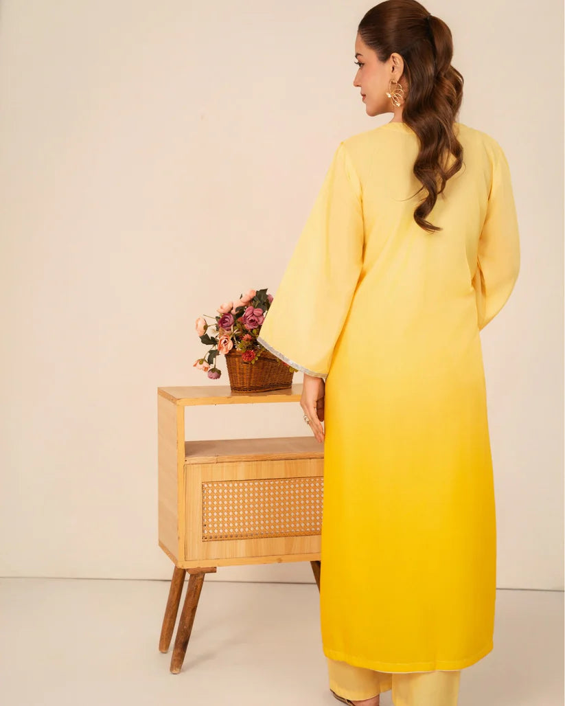 Coco silk embroidered 2pc