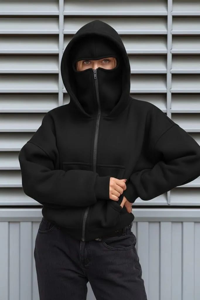 Men's Fleece Plain Zipper Hoodie